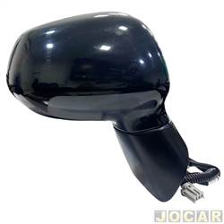 Retrovisor externo - SPJ - <b>Honda Fit LX-MT 1.4 8V Flex de 2006 at 2008</b> - Fit 2003 at 2008 - eltrico - para pintar - lado do passageiro - cada (unidade) - EB-136