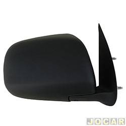 Retrovisor externo - SPJ - <b>Toyota Hilux Cabine Dupla SRV 4X4 2.7 16V cmbio automtico Flex de 2011 at 2015</b> - Hilux 2012 at 2015 - eltrico - texturizado - lado do passageiro - cada (unidade) - EB-836