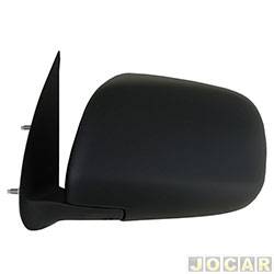 Retrovisor externo - SPJ - <b>Toyota Hilux Cabine Simples Chassi Standard 4X4 2.5 16V Turbo diesel de 2011 at 2012</b> - Hilux 2012 at 2015 - eltrico - texturizado - lado do motorista - cada (unidade) - EB-837