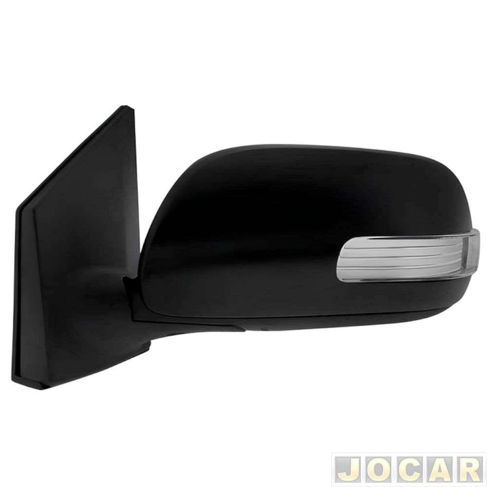 Retrovisor externo - importado - Corolla 2009 até 2014 - elétrico com pisca - retrátil (Power foldway) - para pintar - lado do motorista - cada (un...