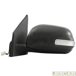 Retrovisor externo - importado - Rav4 2009 at 2012 - eltrico/pisca/retrtil - para pintar - lado do motorista - cada (unidade) - 23135
