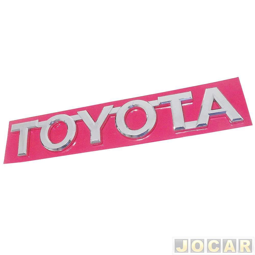 Letreiro - alternativo - Hilux 2011 em diante - Toyota - cromado - cada (unidade)