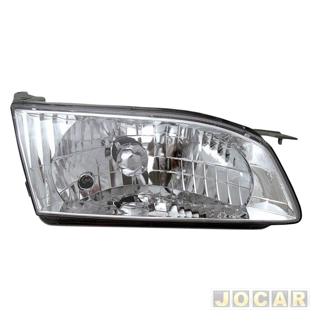 Farol principal - Depo - Corolla 1998 até 2002 - modelo nacional - lado do passageiro - cada (unidade) - 16922