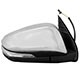 Retrovisor externo - importado - Toyota Hilux Cabine Dupla SRV 4X2 2.7 16V cmbio automtico Flex 4P de 2015 em diante - Hilux 2015 em diante - eltrico/retrtil - com pisca - capa cromada - lado do passageiro - cada (unidade) - 25622