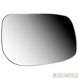 Lente do retrovisor com base - alternativo - G Componentes - Etios 2012 at 2013 - lado do passageiro - cada (unidade) - GB1082