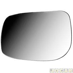 Lente do retrovisor com base - alternativo - G Componentes - Etios 2012 at 2013 - lado do motorista - cada (unidade) - GB1083