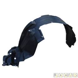 Para-barro do para-lama dianteiro - alternativo - Riverplast - <b>Toyota Hilux Cabine Dupla SRV 4X2 2.7 16V cmbio automtico Flex 4P de 2015 em diante</b> - Hilux 2016 em diante - preto - lado do passageiro - cada (unidade) - 1724