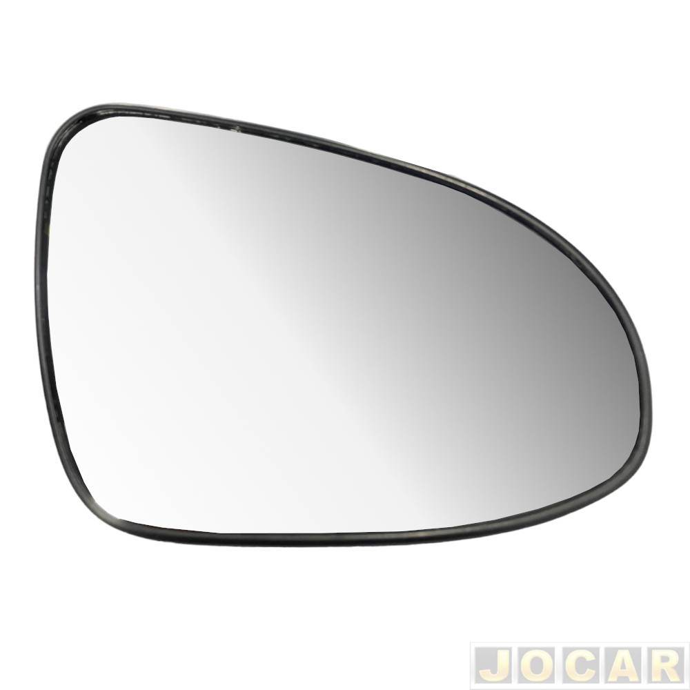 Lente do retrovisor com base - Metagal - Etios 2014 até 2021 - para retrovisor com regulagem elétrica - prata - lado do passageiro - cada (unidade)...
