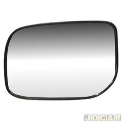 Lente do retrovisor com base - importado - Camry 2007 at 2010 - sem aquecedor - prata - lado do motorista - cada (unidade) - 26717