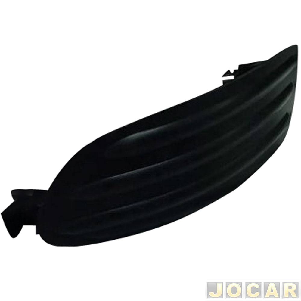 Grade (moldura) lateral do para-choque - importado - Corolla 2005 até 2008 - sem furo para milha - preto - lado do motorista - cada (unidade) - 26991
