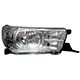 Farol principal - TYC - Toyota Hilux Cabine Dupla SRV 4X2 2.7 16V cmbio automtico Flex 4P de 2015 em diante - Hilux Pick-up 2016 em diante - eltrico - com motor sem led - H4 - lado do passageiro - cada (unidade) - 27486