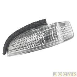 Lanterna do pisca do retrovisor externo - alternativo - Fitam - <b>Toyota Yaris Hatch X-Way Connect 1.5 16V CVT Flex 4P de 2019 at 2022</b> - Etios 2014 at 2021 - Yaris 2018 em diante - lado do motorista - cada (unidade) - 592843