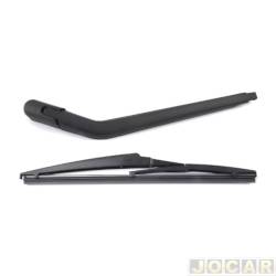 Haste do limpador do vidro traseiro - alternativo - 2M Plastic - <b>Toyota Yaris Hatch XLS 1.5 16V VVT-i CVT Flex 4P de 2022 em diante</b> - Yaris Hatch 2018 em diante - com palheta - cada (unidade) - 1510180