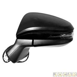 Retrovisor externo - importado - <b>Toyota Corolla Cross XR 2.0 16V CVT Flex 4x2 4P  de 2021 em diante</b> - Corolla Cross 2021 at 2022 - eltrico retrtil com pisca - lado do motorista - cada (unidade) - 31725