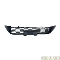 Grade inferior central do para-choque - importado - <b>Toyota Hilux Cabine Dupla SR 4X2 2.7 cmbio manual Flex 4P de 2017 at 2020</b> - Hilux 2018 at 2020 - preta - cada (unidade) - 31101