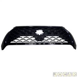 Grade dianteira - Tong Yang - <b>Toyota Corolla Cross XR 2.0 16V CVT Flex 4x2 4P  de 2021 em diante</b> - Corolla Cross 2021 at 2024 - black piano com friso preto - preta - cada (unidade) - 33675