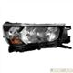 Farol principal - TYC - Toyota Hilux Cabine Dupla SRV 4X2 2.7 16V cmbio automtico Flex 4P de 2021 em diante - Hilux Pick-up 2021 at 2025 - eltrico com motor - lado do passageiro - cada (unidade) - 32016