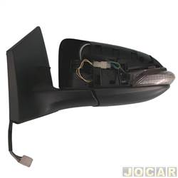 Retrovisor externo - SMR - Corolla 2015 at 2019 - liso eltrico com pisca retrtil - trmico sem capa - preto - lado do motorista - cada (unidade) - MA9010
