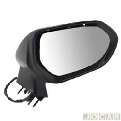 Retrovisor externo - SMR - <b>Toyota Corolla Sedan Altis 2.0 VVT-iE 16V CVT Flex de 2019 em diante</b> - Corolla 2020 em diante - liso eltrico com pisca retrtil - sem capa - preto - lado do passageiro - cada (unidade) - MA9020