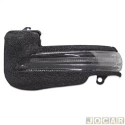 Lanterna do pisca do retrovisor externo - Metagal - <b>Toyota Hilux Cabine Dupla SRV 4X2 2.7 16V cmbio automtico Flex 4P de 2015 em diante</b> - Hilux 2016 em diante - fum - lado do motorista - cada (unidade) - RCC20BE995