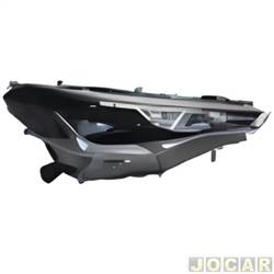 Farol principal - Depo - <b>Toyota Corolla Cross XR 2.0 16V CVT Flex 4x2 4P  de 2021 em diante</b> - Corolla Cross XR 2021 em diante - eltrico com motor - lado do passageiro - cada (unidade) - 34344