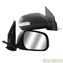 Retrovisor externo - Mirror - Rav4 2009 at 2012 - eltrico/pisca/retrtil/com aquec. 9 fios - branco - lado do passageiro - cada (unidade) - 34276