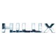 Letreiro - alternativo - Hilux 2005 at 2011 - "Hilux" - grande - cada (unidade)