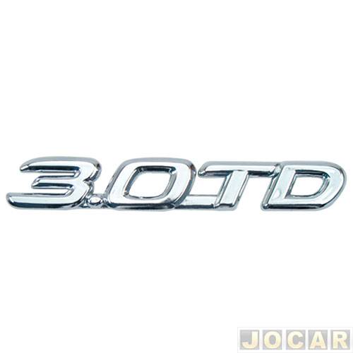 Letreiro - alternativo - Hilux 1997 até 2004 - 3.0 TD - cada (unidade)