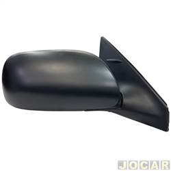 Retrovisor externo - Metagal - <b>Toyota Etios Hatch 1.3 16V Flex 4P de 2012 at 2013</b> - Etios 2012 at 2013 - com controle - lado do passageiro - cada (unidade) - RJUE62CR