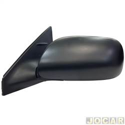 Retrovisor externo - Metagal - <b>Toyota Etios Hatch 1.3 16V Flex 4P de 2012 at 2013</b> - Etios 2012 at 2013 - com controle - lado do motorista - cada (unidade) - RJUE63CR