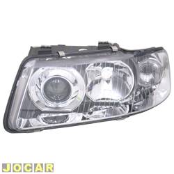Farol principal - importado - A3 2001 at 2006 - lmpada H1/H7 - lado do motorista - cada (unidade) - 19870