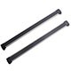 Rack do teto transversal - Long Life - Audi A3 1.8 20V Turbo AVR 232cv 2P - importado de 1998 at 1998 - A3 1996 at 2006 - sem longarina - Alumnio - prata - par - AA3-4