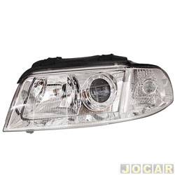 Farol principal - TYC - A4 1999 at 2000 - para motor eltrico - lado do motorista - cada (unidade) - 17085
