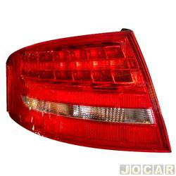 Lanterna traseira principal - TYC - A4 2008 at 2012 - sedan - com LED - lado do motorista - cada (unidade) - 20201