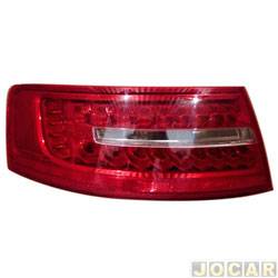 Lanterna traseira principal - Depo - A6 2009 at 2011 - lateral - com LED - lado do passageiro - cada (unidade) - 24698