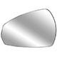 Lente do retrovisor com base - SPJ - A3 2012 em diante - conjunto lente com suporte - sem aquecedor - lado do motorista - cada (unidade) - EB411
