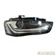 Farol principal - Depo - A4 2013 at 2016 - eltrico com motor e LED sem xenon - lado do passageiro - cada (unidade) - 26532