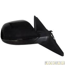 Retrovisor externo - importado - Audi Q5 2009 at 2016 - eltrico - com pisca trmico retrtil - sensor anticoliso - para pintar - lado do passageiro - cada (unidade) - 24230.