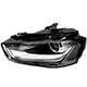 Farol principal - TYC - A3 2013 at 2016 - eltrico com motor e led entrada para xenon - lado do motorista - cada (unidade) - 28003