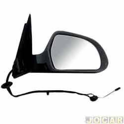 Retrovisor externo - importado - Q3 2013 at 2016 - eltrico/retrtil/ tilt-down/pisca/aquecedor - para pintar - lado do passageiro - cada (unidade) - 29318