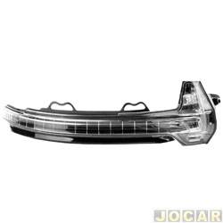 Lanterna do pisca do retrovisor externo - importado - <b>Audi A4 Sedan Launch Edition Plus 2.0 TFSI S-Tronic 4P de 2016 at 2017</b> - A4 2016 at 2018 - lado do passageiro - cada (unidade) - 29372