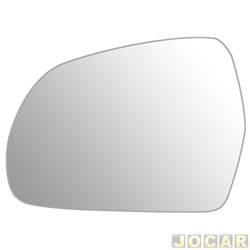 Lente do retrovisor com base - importado - Q3 2016 até 2020 - com aquecimento - lado do motorista - cada (unidade) - 29903