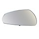Lente do retrovisor com base - importado - A3 2013 at 2018 - lado do motorista - cada (unidade) - 31549