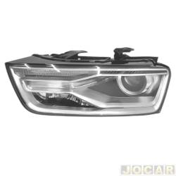 Farol principal - TYC - Audi Q3 Ambiente 1.4 TFSi S-Tronic flex 4P de 2016 at 2018 - Q3 2015 at 2018 - eltrico com motor led e DRL - com entrada para xenon - lado do motorista - cada (unidade) - 31981