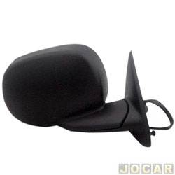 Retrovisor externo - importado - <b>Dodge Dakota Cabine Simples R/T V8 5.2 gasolina de 2000 at 2001</b> - Dakota 1997 at 2001 - eltrico - preto - lado do passageiro - cada (unidade) - 15474