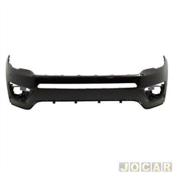 Para-choque dianteiro - importado - <b>Jeep Compass Opening Edition 4X2 2.0 16V cmbio automtico flex 4P de 2017 at 2017</b> - Compass 2017 at 2021 - exceto diesel - sem spoiler - sem furo do sensor - liso - para pintar - cada (unidade) - 26581