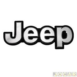 Letreiro - alternativo - <b>Jeep Compass Opening Edition 4X2 2.0 16V cmbio automtico flex 4P de 2017 at 2017</b> - Compass 2016 at 2021 - Jeep - cromado - traseiro - cada (unidade)