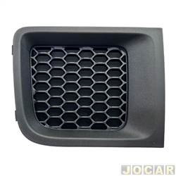 Grade (moldura) lateral do para-choque - importado - <b>Jeep Renegade Custom 4X2 1.8 16V cmbio manual Flex de 2017 at 2021</b> - Renegade 2015 em diante - sem furo milha - lado do passageiro - cada (unidade) - LHT-12028014