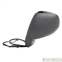Retrovisor externo - importado - C4 2014 at 2016 - eltrico com pisca retrtil asfrico sensor temperatura - para pintar - lado do motorista - cada (unidade) - 25603