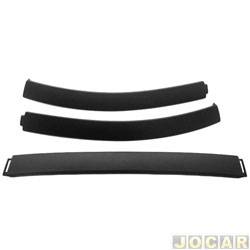 Spoiler dianteiro - alternativo - <b>Citron C3 GLX 1.6 16V Flex de 2005 at 2008</b> - C3 2003 at 2008 - preto - jogo